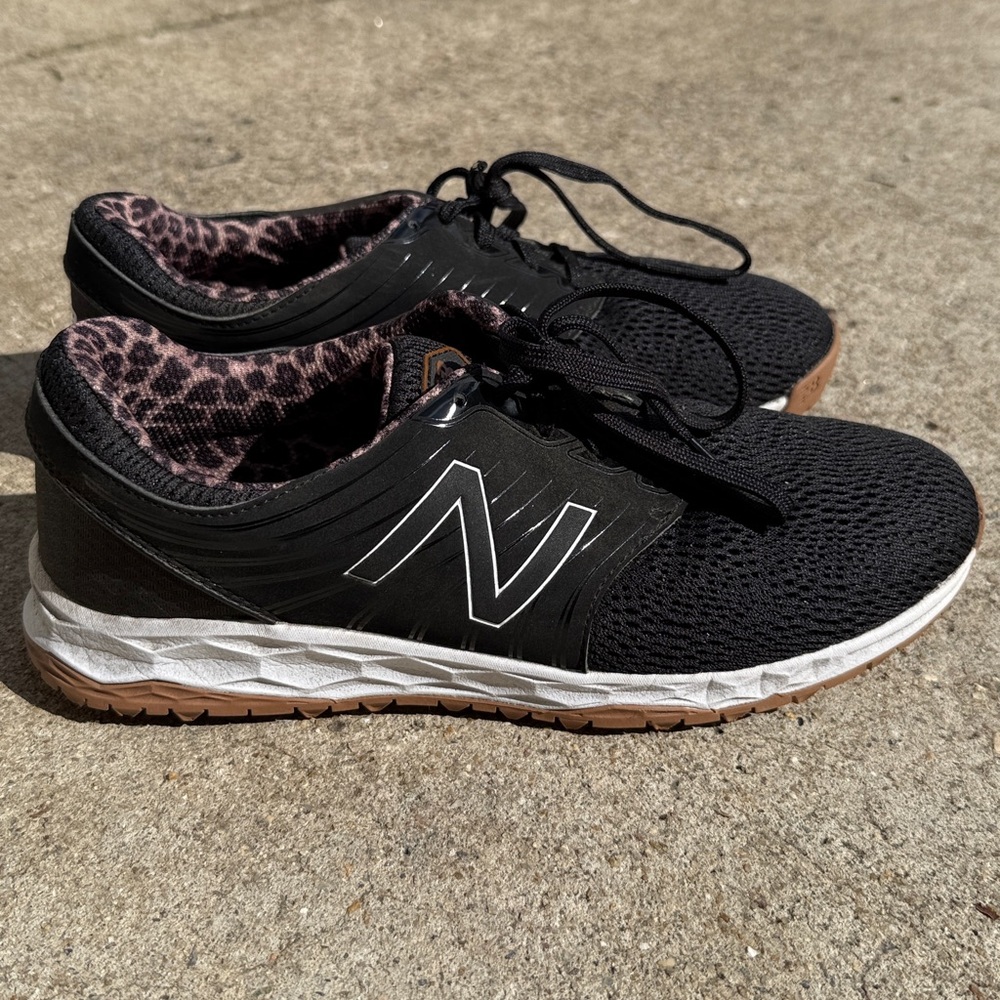 New Balance Black and White Women's Shoes